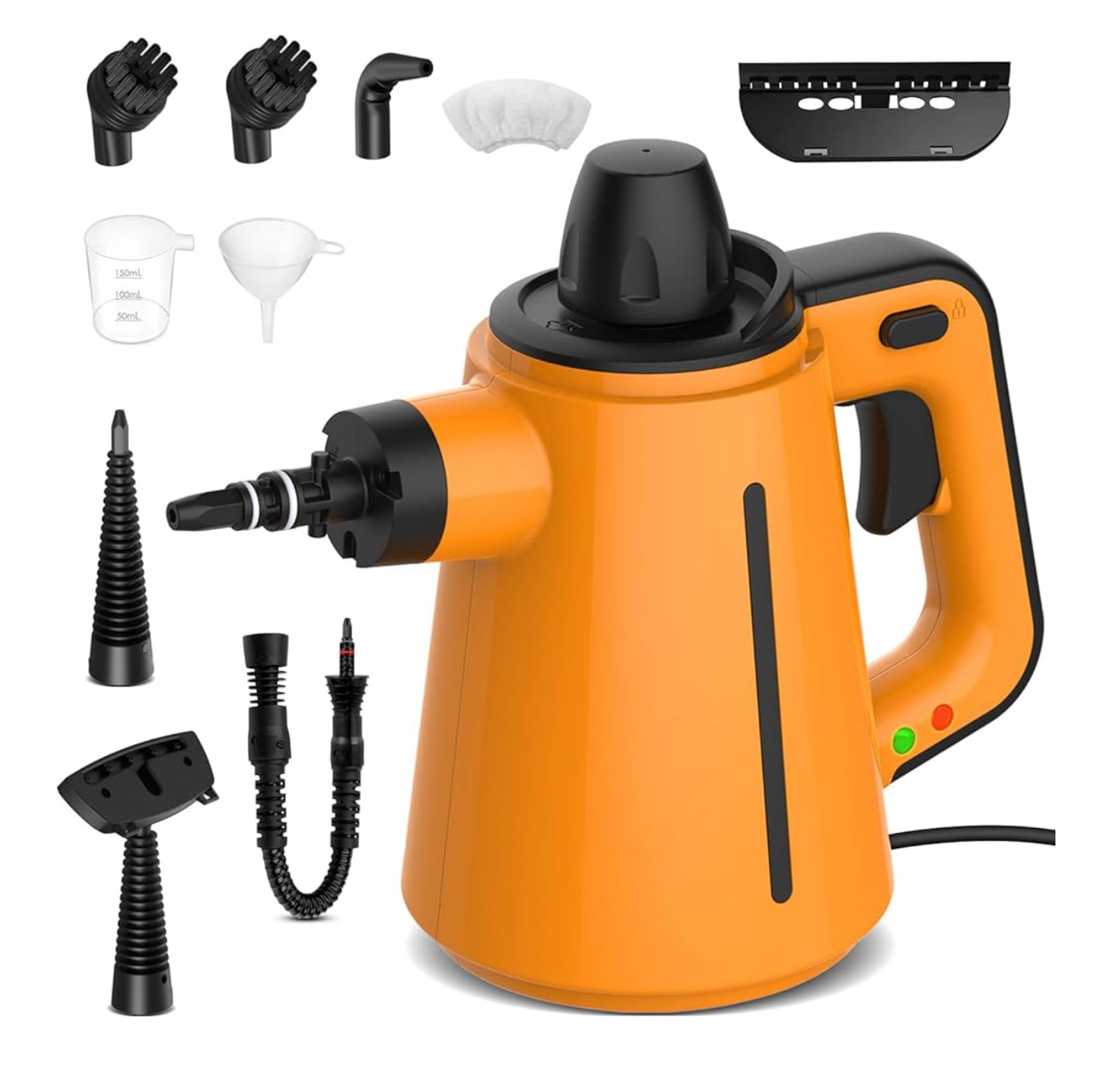 Handheld Steam Cleaner, Multipurpose Steam Cleaner with 380 Ml Capacity And 10 Accessories