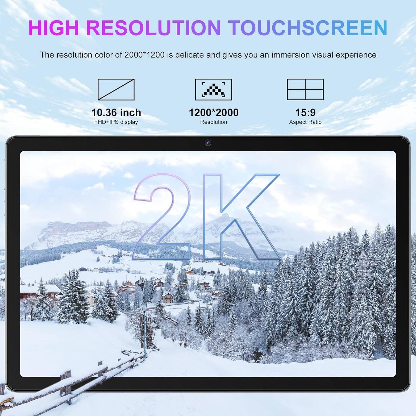 10 inch Tablet Blackview Tab11 SE, Android 12 Tablets with Dual SIM Card Slot, 14+128GB/1TB TF, 2K 10.36 FHD+IPS 2000 * 1200, 4G LTE 5G WiFi, 13+8MP Camera, GPS, 7680mAh 18W