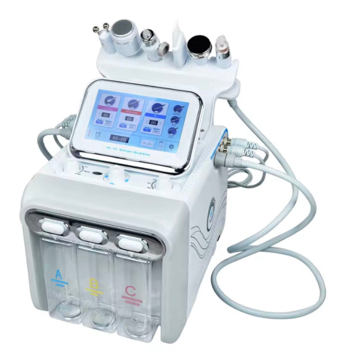 Hydro Water Jet Peel Hydrodermabrasion Machine 6 in 1 Facial Dermabrasion Hydra Skin Whitening Device Facial Skin Care Machine