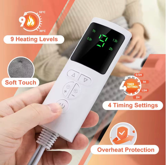Electric Heating Pad Warm Thermal Blanket Office Home Temperature Control Waist Belt Warming Back Hand Leg Abdomen